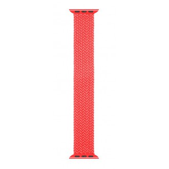 Tactical 788 Pletený Převlékací Řemínek pro iWatch 1/2/3/4/5/6/SE 42/44mm vel. XL Red