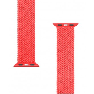 Tactical 788 Pletený Převlékací Řemínek pro iWatch 1/2/3/4/5/6/SE 42/44mm vel. XL Red