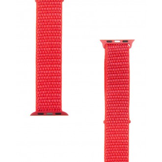 Tactical 534 Látkový Řemínek pro iWatch 1, 2, 3, 4, 5 38-40mm Red