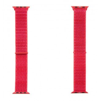 Tactical 545 Látkový Řemínek pro iWatch 1, 2, 3, 4, 5 42-44mm Red