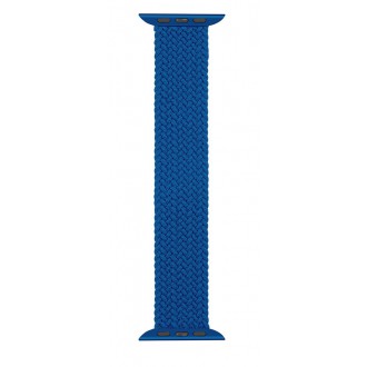 Tactical 775 Pletený Převlékací Řemínek pro iWatch 1/2/3/4/5/6/SE 42/44mm vel. M Blue