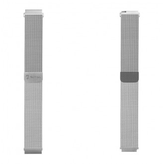 Tactical 621 Loop Magnetický Kovový Řemínek pro Xiaomi Mi Watch Silver