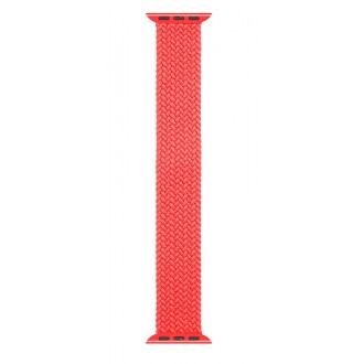 Tactical 788 Pletený Převlékací Řemínek pro iWatch 1/2/3/4/5/6/SE 42/44mm vel. XL Red