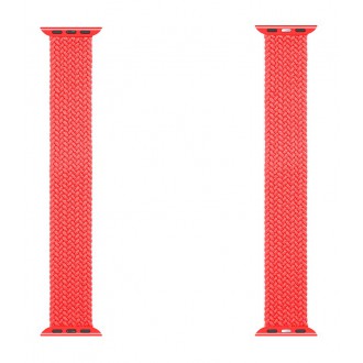 Tactical 788 Pletený Převlékací Řemínek pro iWatch 1/2/3/4/5/6/SE 42/44mm vel. XL Red