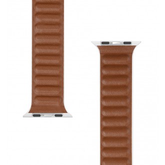 Tactical 732 Loop Kožený Řemínek pro iWatch 1/2/3/4/5/6/SE 38/40mm White