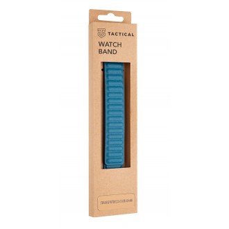 Tactical 741 Loop Kožený Řemínek pro iWatch 1/2/3/4/5/6/SE 42/44mm Sea Blue
