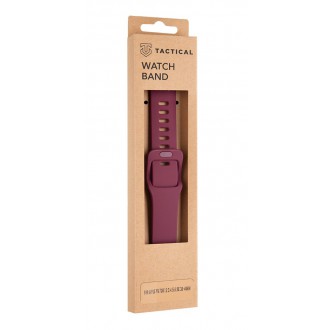 Tactical 793 Silikonový Řemínek s Přezkou pro Apple iWatch 1/2/3/4/5/6/SE 38/40mm Wine Red