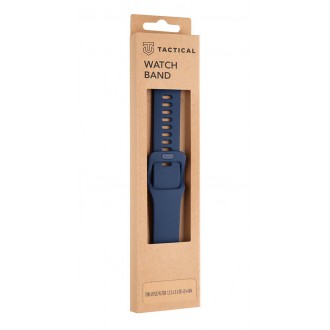 Tactical 795 Silikonový Řemínek s Přezkou pro Apple iWatch 1/2/3/4/5/6/SE 42/44mm Night Blue