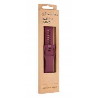 Tactical 798 Silikonový Řemínek s Přezkou pro Apple iWatch 1/2/3/4/5/6/SE 42/44mm Wine Red