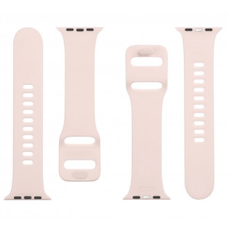 Tactical 796 Silikonový Řemínek s Přezkou pro Apple iWatch 1/2/3/4/5/6/SE 42/44mm Pink