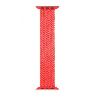 Tactical 783 Pletený Převlékací Řemínek pro iWatch 1/2/3/4/5/6/SE 42/44mm vel. S Red