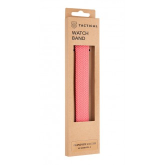 Tactical 782 Pletený Převlékací Řemínek pro iWatch 1/2/3/4/5/6/SE 42/44mm vel. S Pink