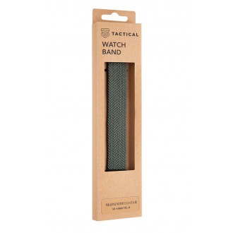 Tactical 756 Pletený Převlékací Řemínek pro iWatch 1/2/3/4/5/6/SE 38/40mm vel. M Green