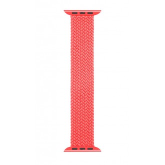Tactical 778 Pletený Převlékací Řemínek pro iWatch 1/2/3/4/5/6/SE 42/44mm vel. M Red