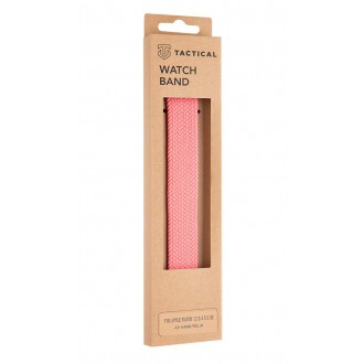 Tactical 777 Pletený Převlékací Řemínek pro iWatch 1/2/3/4/5/6/SE 42/44mm vel. M Pink