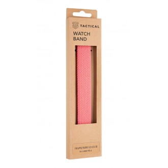 Tactical 772 Pletený Převlékací Řemínek pro iWatch 1/2/3/4/5/6/SE 42/44mm vel. L Pink