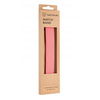 Tactical 787 Pletený Převlékací Řemínek pro iWatch 1/2/3/4/5/6/SE 42/44mm vel. XL Pink