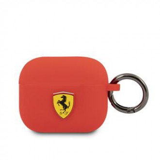 FEA3SILRE Ferrari Silikonové Pouzdro pro Airpods 3 Red