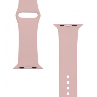 Tactical 496 Silikonový Řemínek pro iWatch 4 44mm Pink