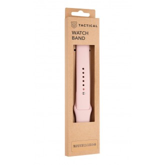 Tactical 496 Silikonový Řemínek pro iWatch 4 44mm Pink