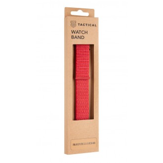 Tactical 534 Látkový Řemínek pro iWatch 1, 2, 3, 4, 5 38-40mm Red