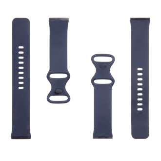 Tactical 721 Silikonový Řemínek pro Fitbit Versa 3 Dark Blue