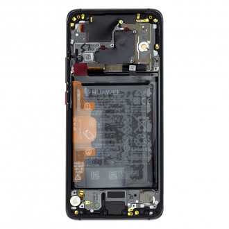 Huawei Mate 20 PRO LCD Display + Dotyková Deska + Přední Kryt Black (Swap)