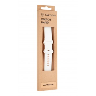 Tactical 717 Silikonový Řemínek pro Fitbit Sense Beige