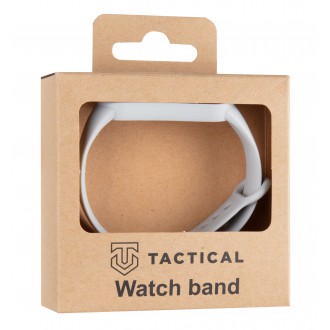 Tactical 658 Silikonový Řemínek pro Xiaomi Mi Band 5 Grey