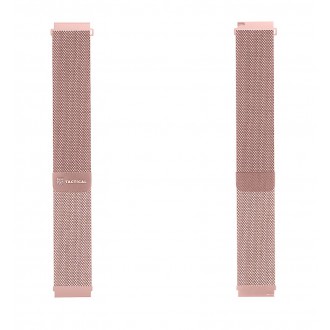 Tactical 800 Loop Magnetický Kovový Řemínek 18mm Rose Gold