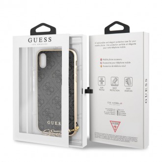 Guess Charms Hard Case 4G Grey pro iPhone XR (GUHCI61GF4GGR)
