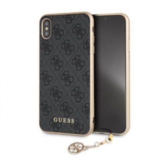Guess Charms Hard Case 4G Grey pro iPhone XS Max (GUHCI65GF4GGR)