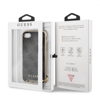 Guess Charms Hard Case 4G Grey pro iPhone 7/8/SE2020 (GUHCI8GF4GGR)