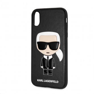 Karl Lagerfeld Ikonik TPU Case Black pro iPhone X / XS (KLHCPXIKPUBK)