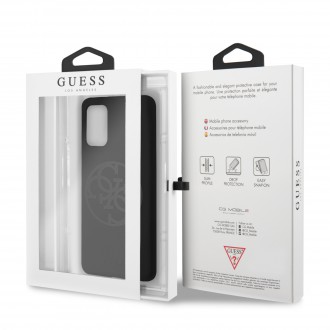 Guess 4G Tone Logo Kryt pro Samsung Galaxy S20+ Black (GUHCS67LS4GBK)