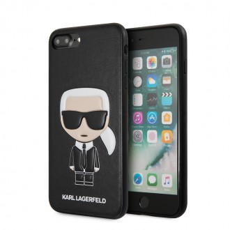 Karl Lagerfeld Ikonik Kryt pro iPhone 7/8 Plus Black (KLHCI8LIKPUBK)