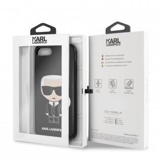 Karl Lagerfeld Ikonik Kryt pro iPhone 7/8 Plus Black (KLHCI8LIKPUBK)