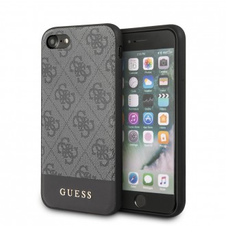 Guess 4G Stripe Kryt pro iPhone 7/8/SE2020 Grey (GUHCI8G4GLGR)