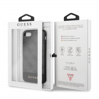 Guess 4G Stripe Kryt pro iPhone 7/8/SE2020 Grey (GUHCI8G4GLGR)