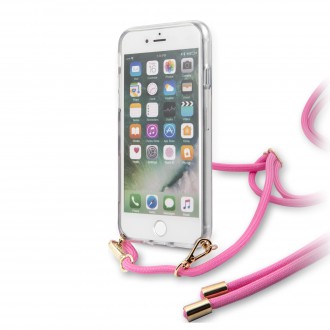 Guess 4G Electroplated Kryt pro iPhone 7/8/SE2020 Pink (GUHCI8WO4GPI)