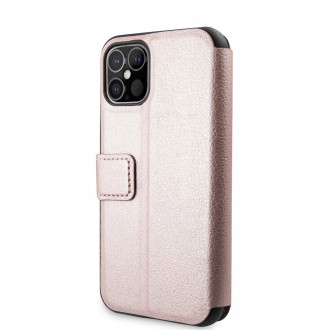 Guess Iridescent Book Pouzdro pro iPhone 12/12 Pro Pink (GUFLBKSP12MIGLRG)