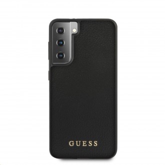 Guess Iridescent Zadní Kryt pro Samsung Galaxy S21+ Black (GUHCS21MIGLBK)