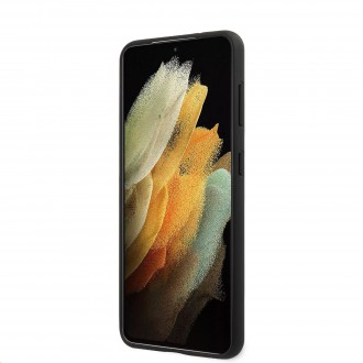 Guess Iridescent Zadní Kryt pro Samsung Galaxy S21+ Black (GUHCS21MIGLBK)