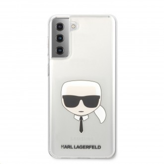 Karl Lagerfeld PC/TPU Head Kryt pro Samsung Galaxy S21+ Transparent (KLHCS21MKTR)