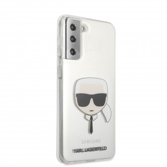 Karl Lagerfeld PC/TPU Head Kryt pro Samsung Galaxy S21+ Transparent (KLHCS21MKTR)