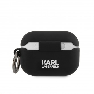 Karl Lagerfeld Rue St Guillaume Pouzdro pro Airpods Pro Black (KLACAPSILRSGBK)