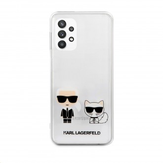Karl Lagerfeld PC/TPU Karl & Choupette Kryt pro Samsung Galaxy A32 5G Transparent (KLHCA32CKTR)