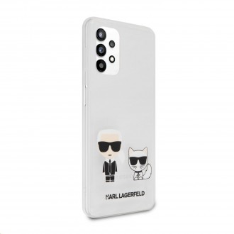 Karl Lagerfeld PC/TPU Karl & Choupette Kryt pro Samsung Galaxy A32 5G Transparent (KLHCA32CKTR)