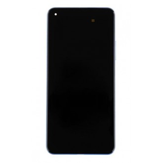 LCD Display + Dotyková Deska + Přední Kryt pro Xiaomi Mi 11 Lite 4G Blue (Service Pack)