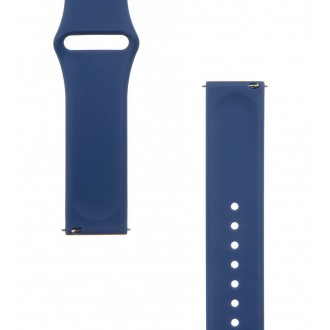 Tactical 636 Silikonový Řemínek pro Samsung Galaxy Active 2 44mm Dark Blue